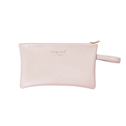 Portable Leather Cosmetic Bag