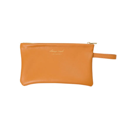 Portable Leather Cosmetic Bag