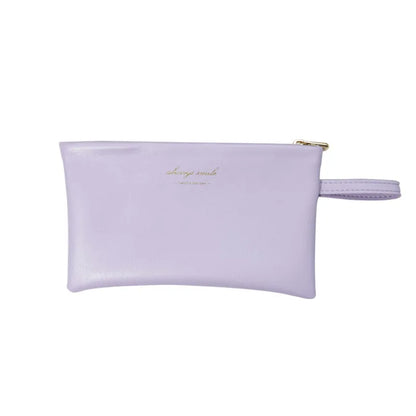 Portable Leather Cosmetic Bag