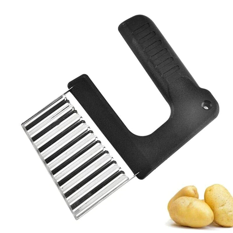 Potato Chips Crinkle Wavy Slicer