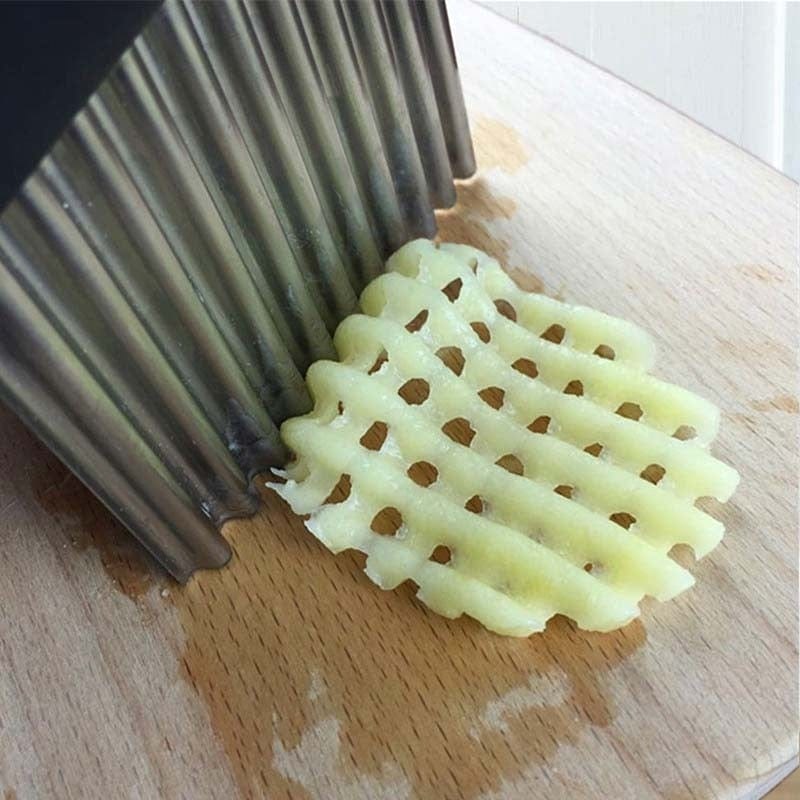 Potato Chips Crinkle Wavy Slicer