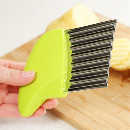 Potato Chips Crinkle Wavy Slicer