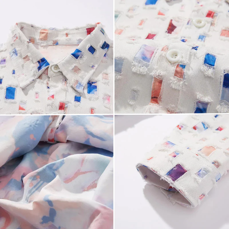 Cavalero Frayed Denim Shirt