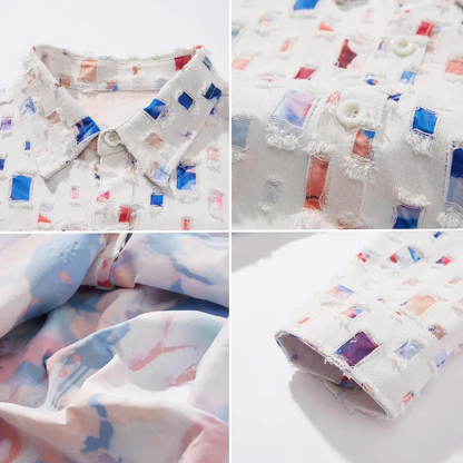 Cavalero Frayed Denim Shirt