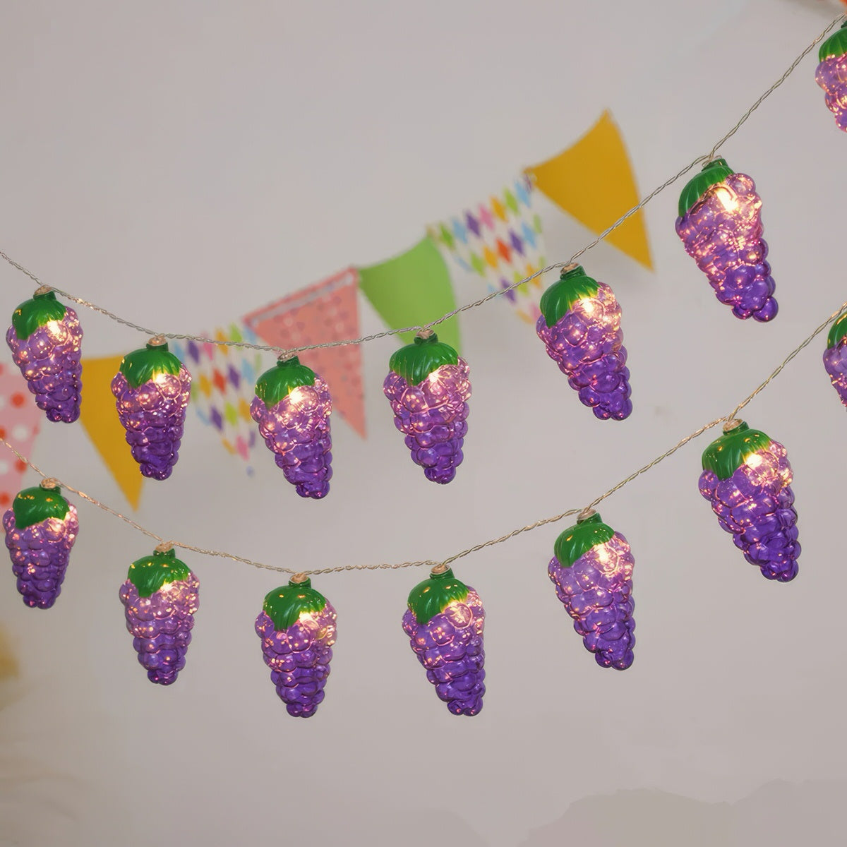 Purple Grape String Lights