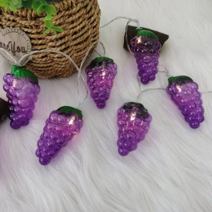 Purple Grape String Lights