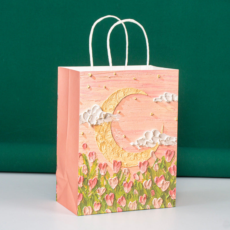 3D Oil Painting Gift Bag