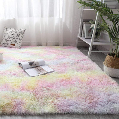 Rainbow Carpet Plush Rug Rugs