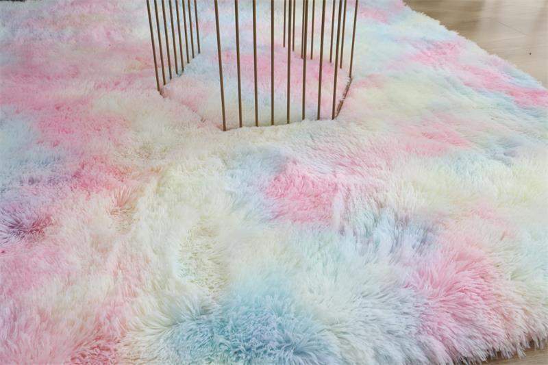 Rainbow Carpet Plush Rug Rugs