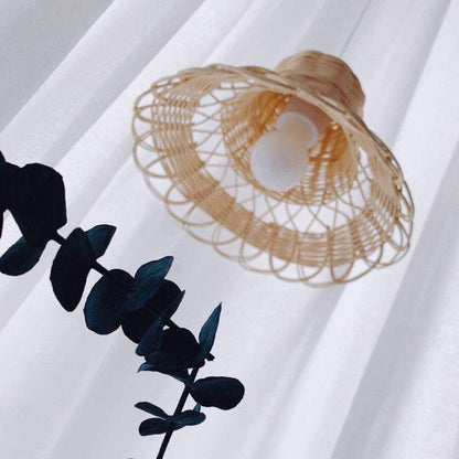 Rattan Ceiling Light Cover