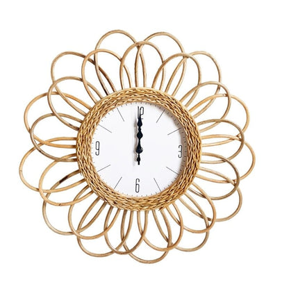 Rattan Handwoven Wall Clock