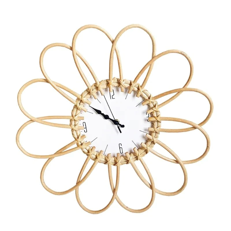 Rattan Handwoven Wall Clock