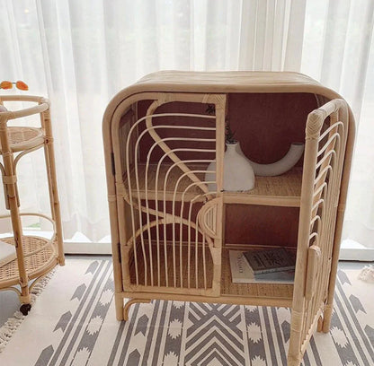 Rattan Mini Cabinet