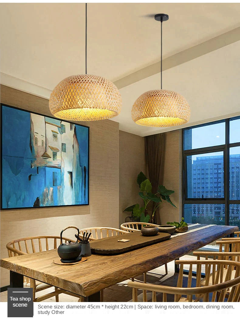 Rattan Pendant Light