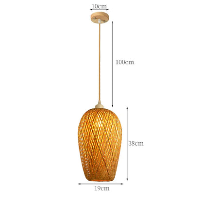 Rattan Pendant Light