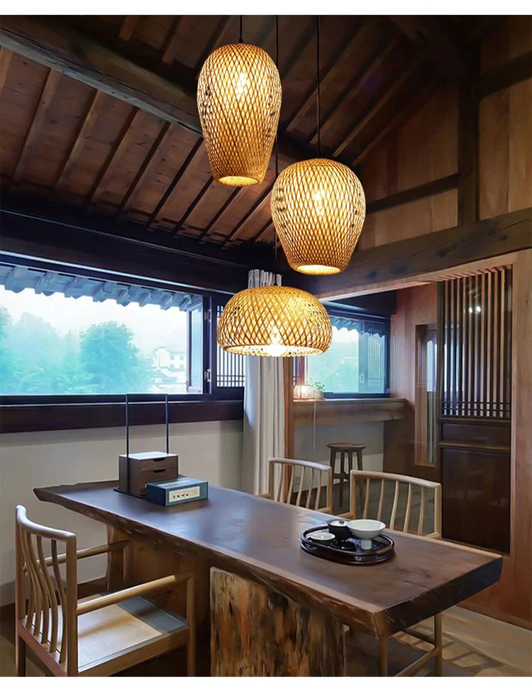 Rattan Pendant Light