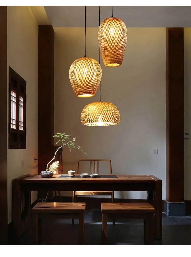 Rattan Pendant Light