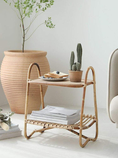 Rattan Side Table