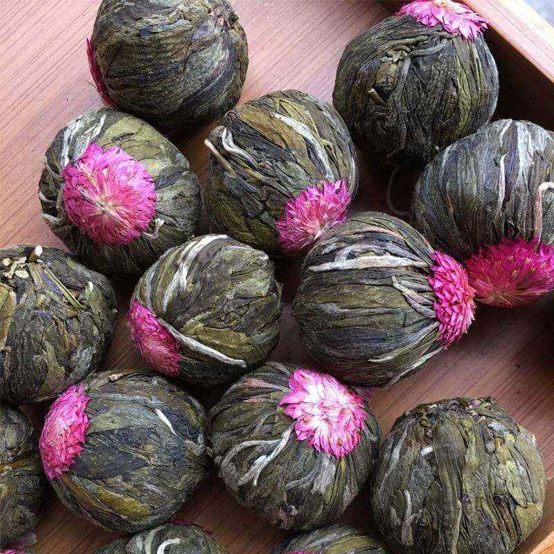 Red Jasmine Flower Ball Tea