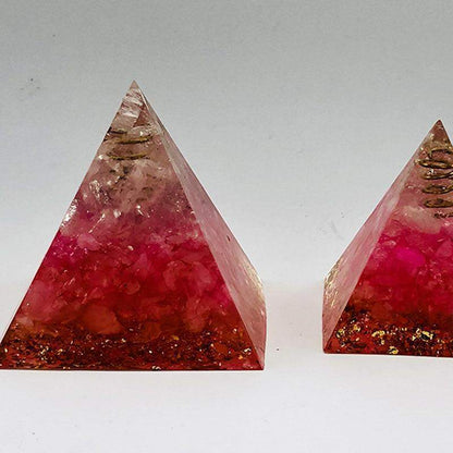 Red Jasper Orgonite Pyramid