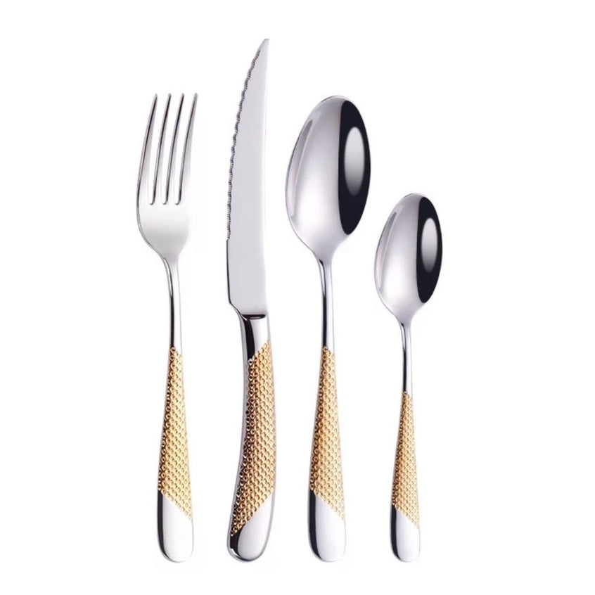 Royal Gold Stainless Steel Cutlery Set