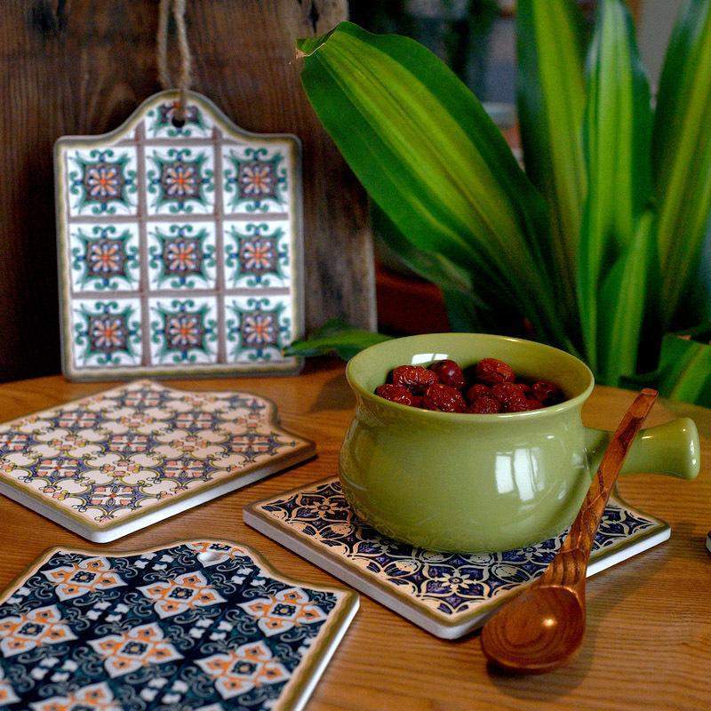 Retro Bohemian Floret Coasters