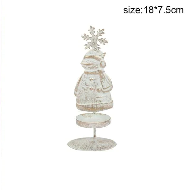 Retro Christmas Spirit Candle Holder