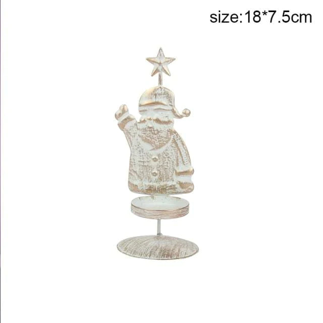 Retro Christmas Spirit Candle Holder