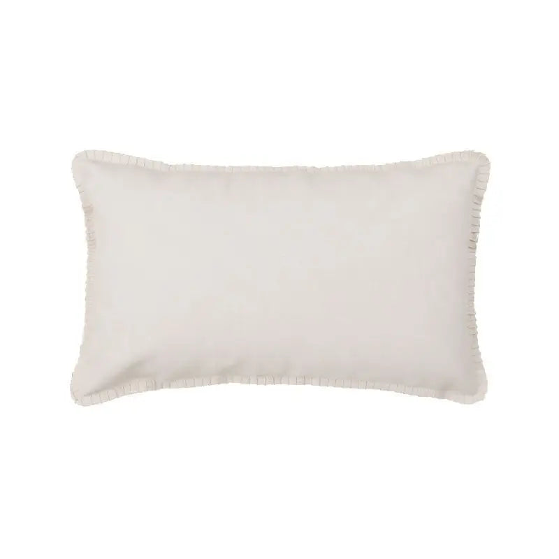 Retro Elegance Leather Accent Pillowcase