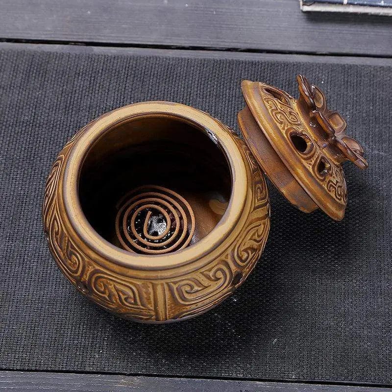 Retro Incense Coil Holder