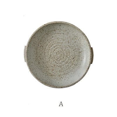 Retro Plate with Handle