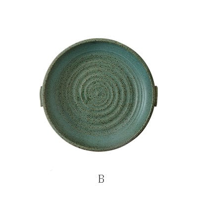 Retro Plate with Handle