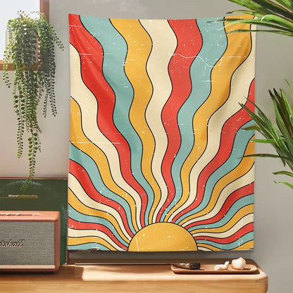 Retro Sunshine Tapestry