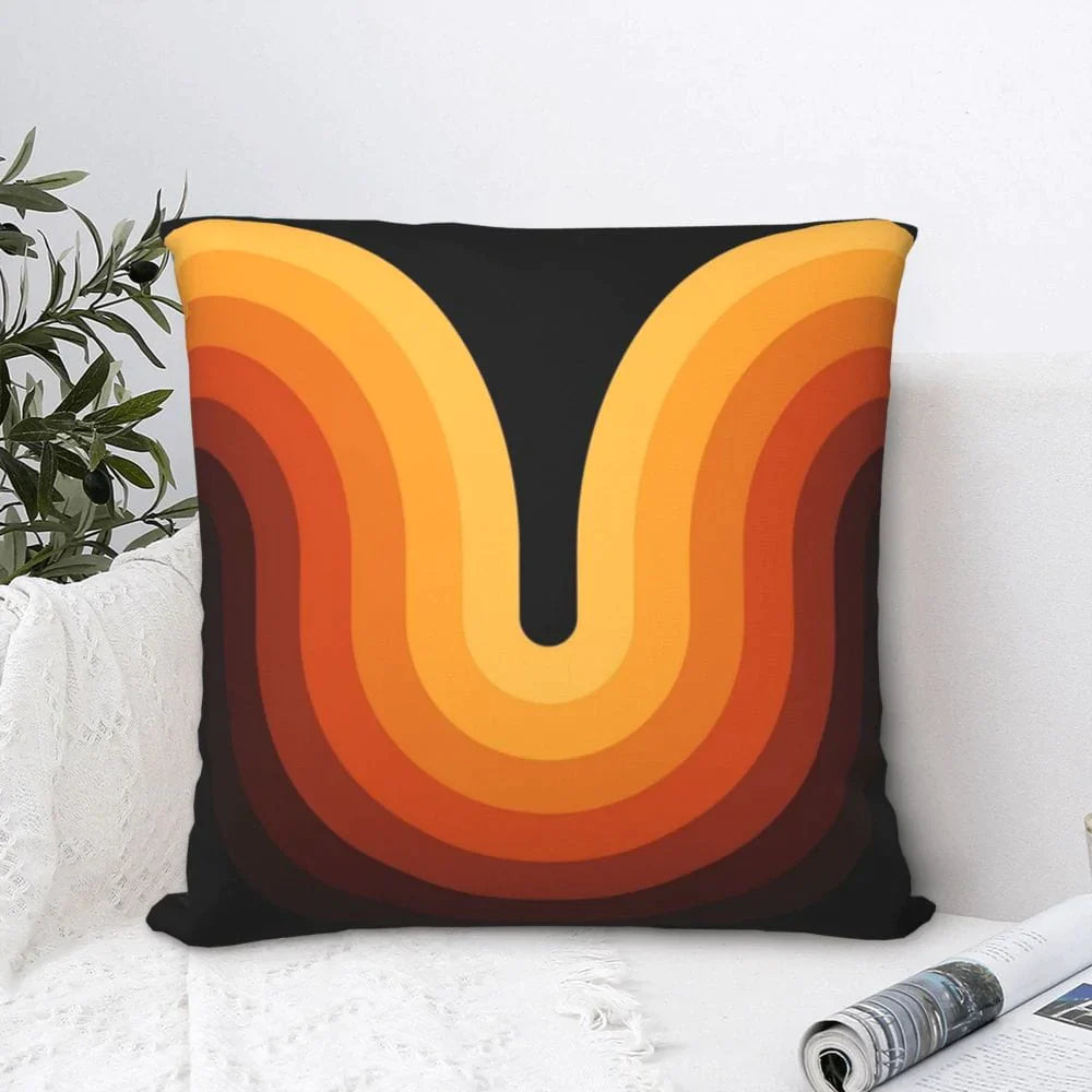 Retro Wave Cushion Cover