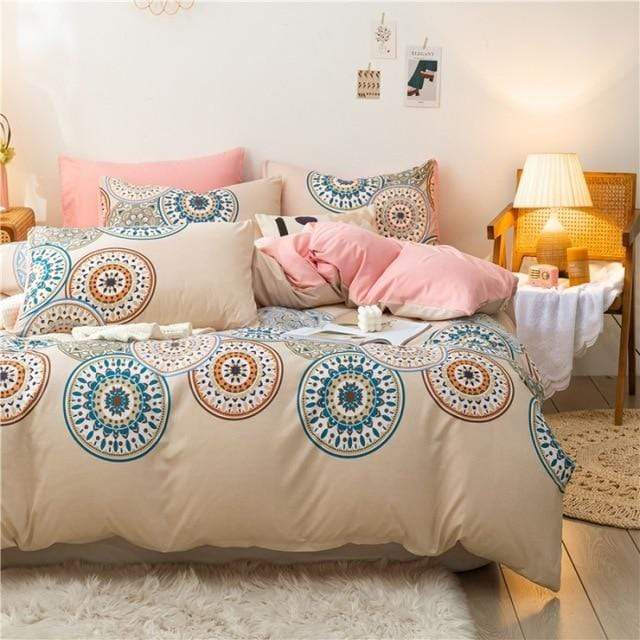 Reversible Mandala Boho Bedding Set Duvet Covers & Sets