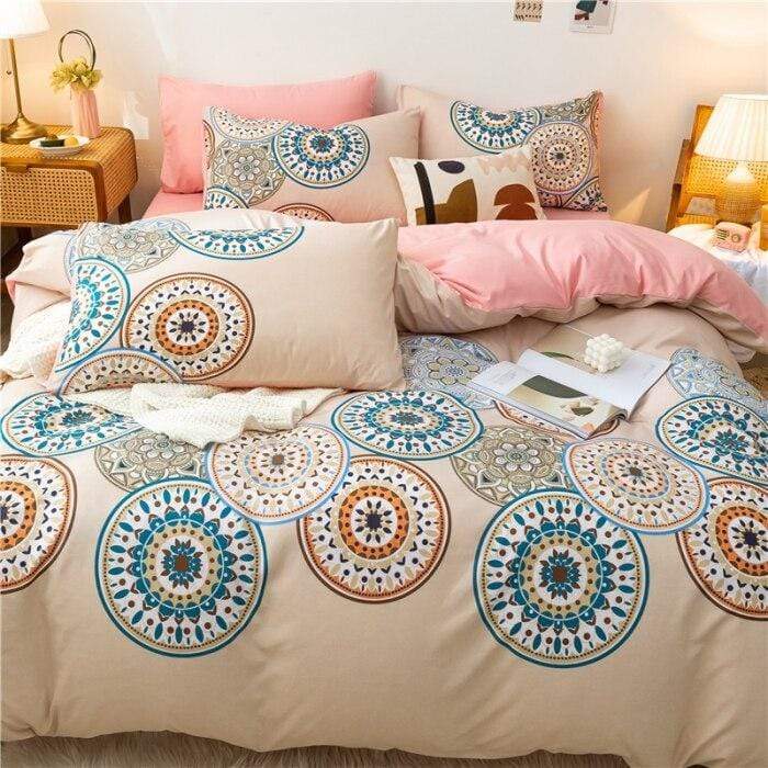 Reversible Mandala Boho Bedding Set Duvet Covers & Sets