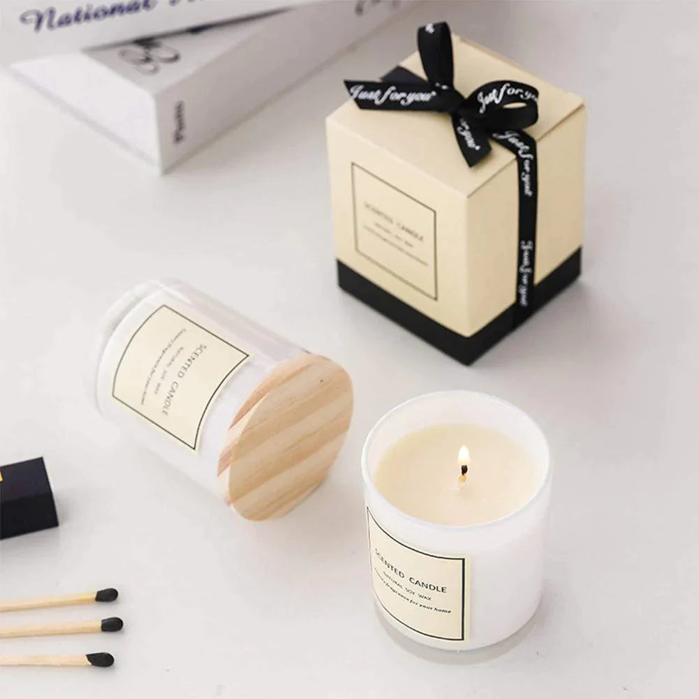 Ribbon Gift Box Scented Candles