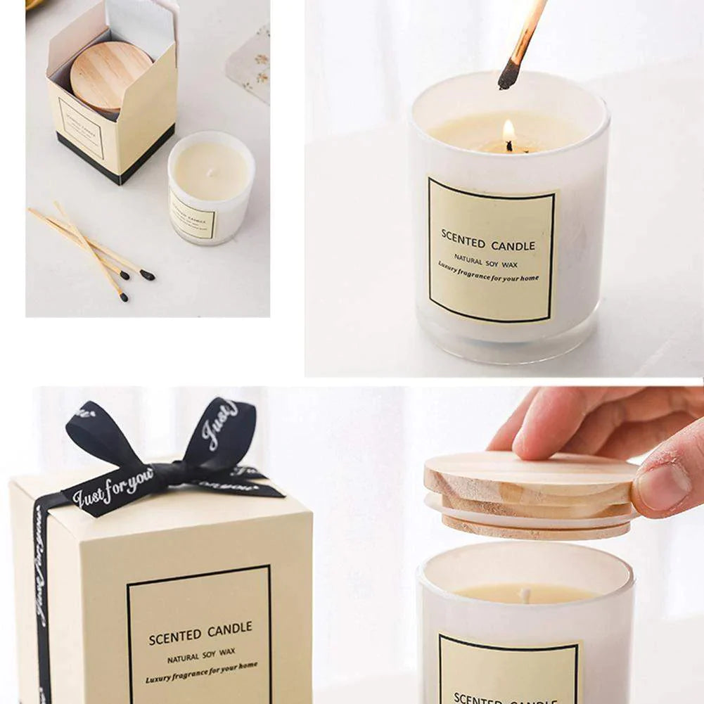 Ribbon Gift Box Scented Candles