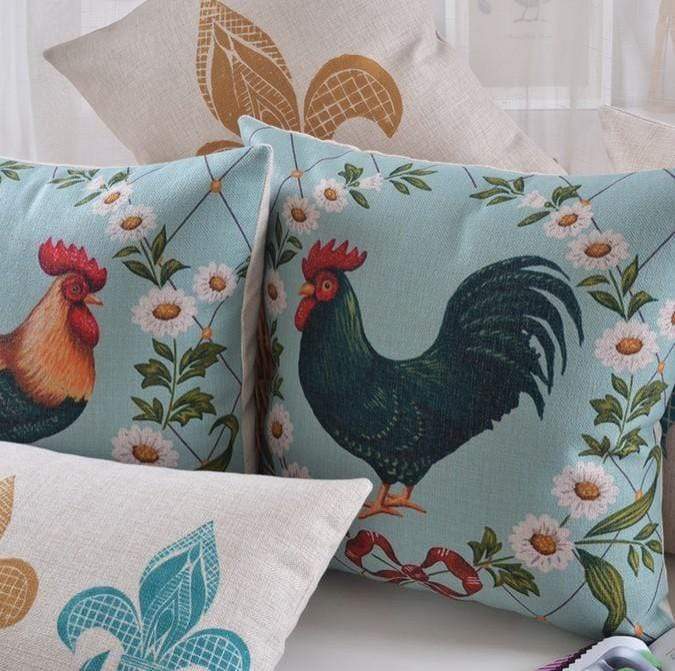 Rooster Throw Pillows