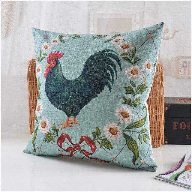 Rooster Throw Pillows