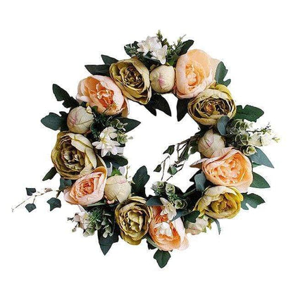 Rose Artificial Flower Wreaths