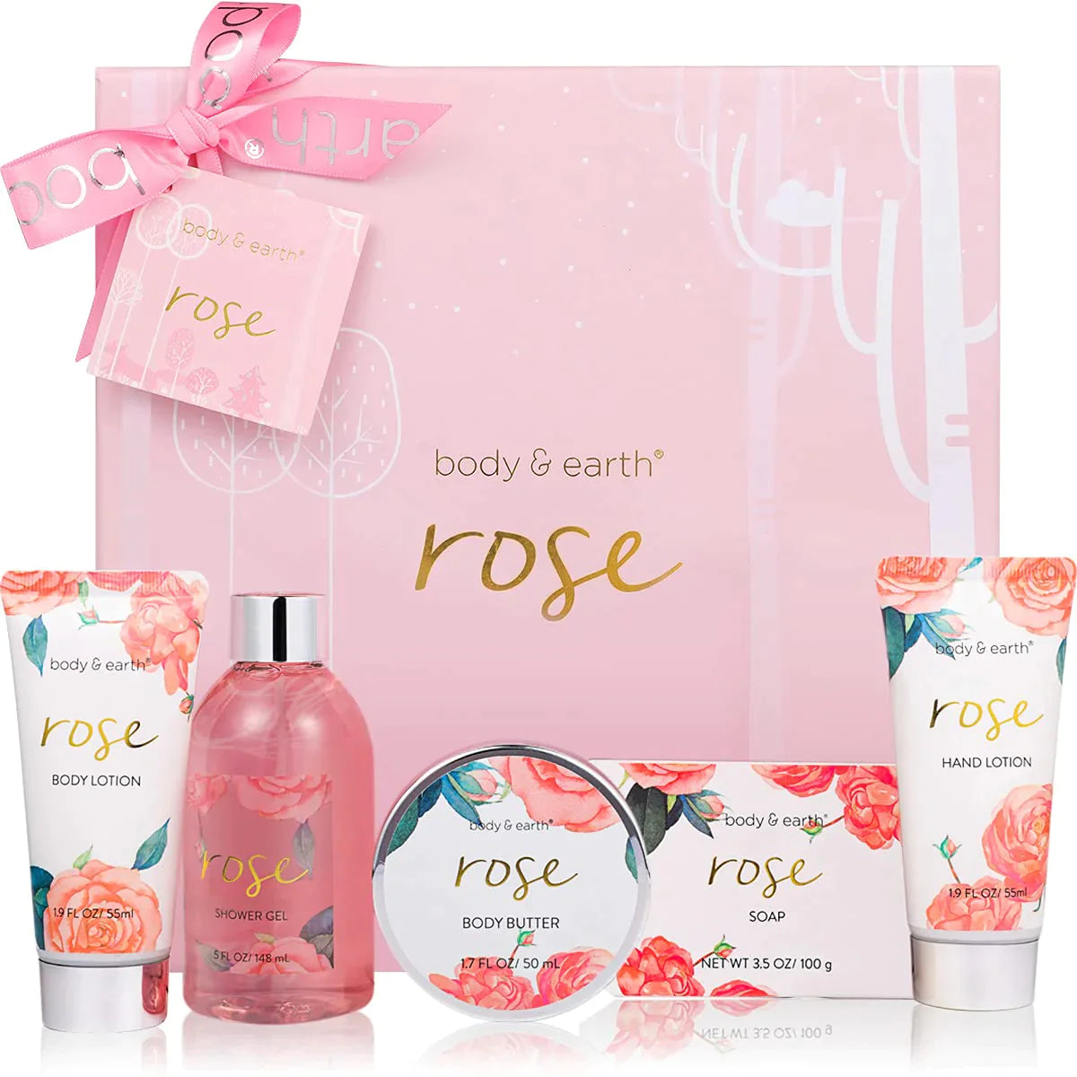 Rose Bath Spa Gift Box