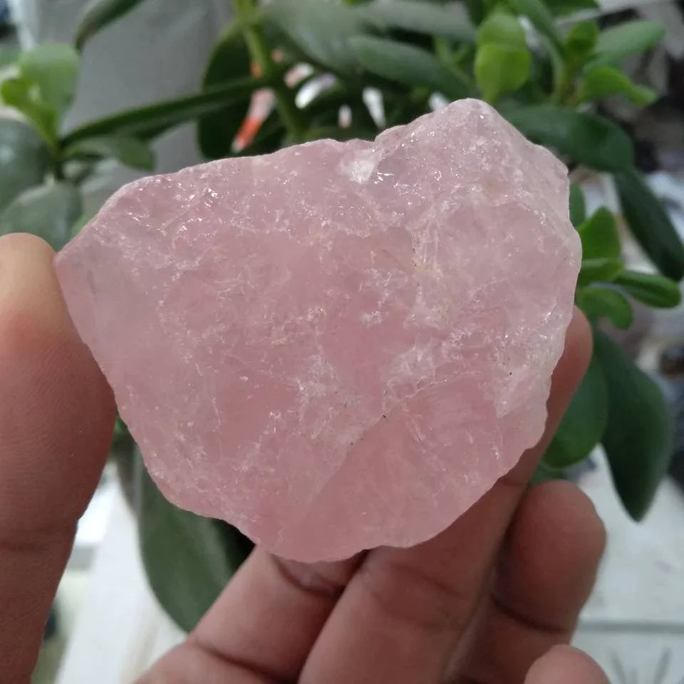 Rough Rose Quartz Crystals