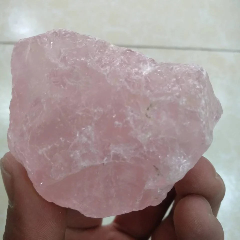 Rough Rose Quartz Crystals