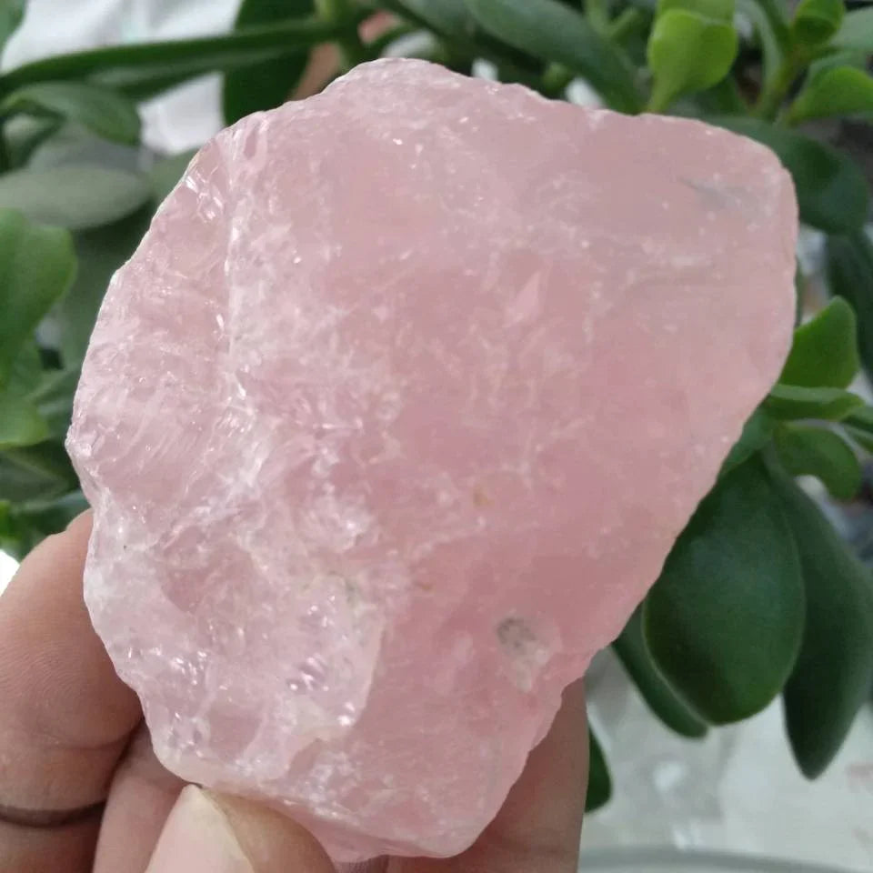 Rough Rose Quartz Crystals