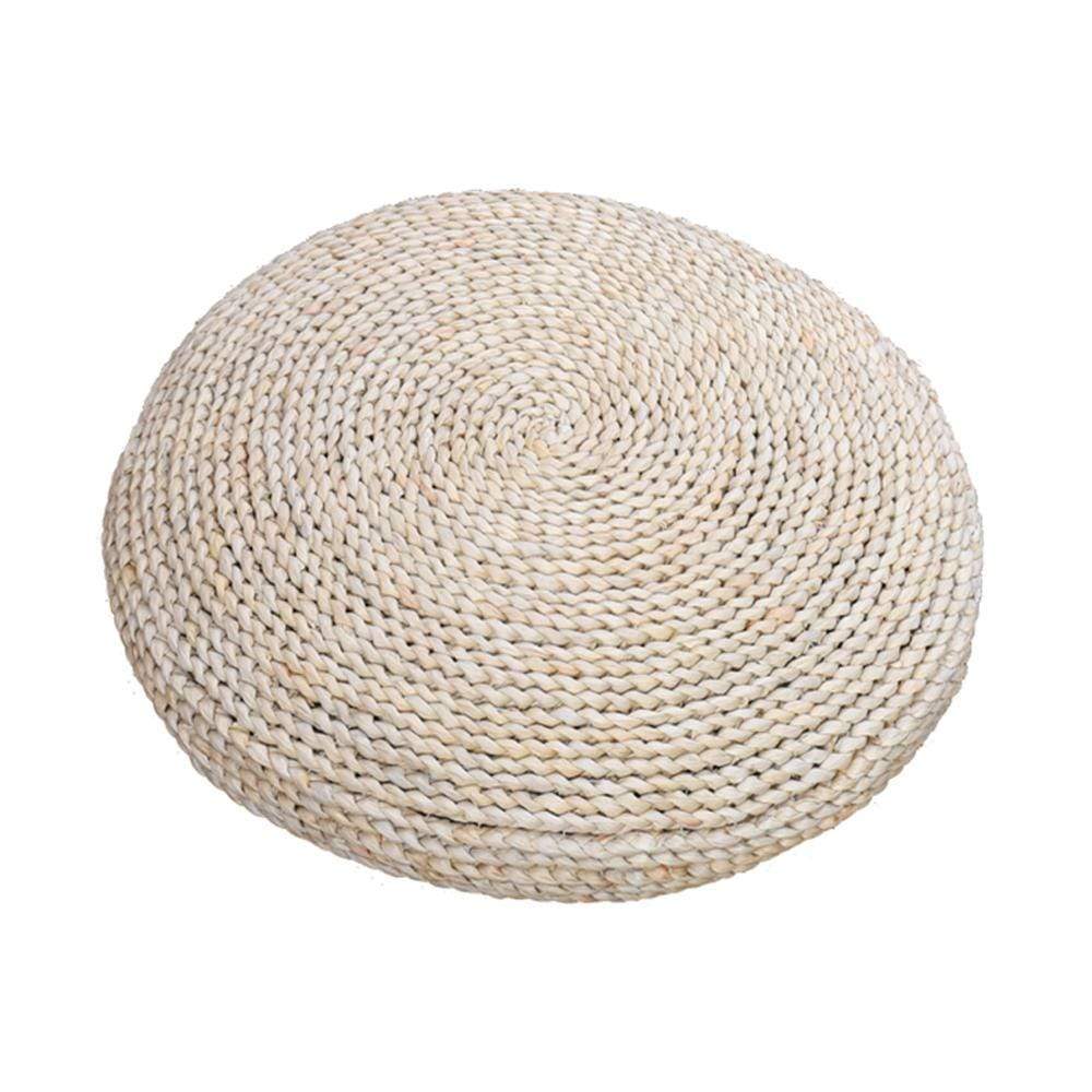 Round Tatami Hand-made Straw Cushion