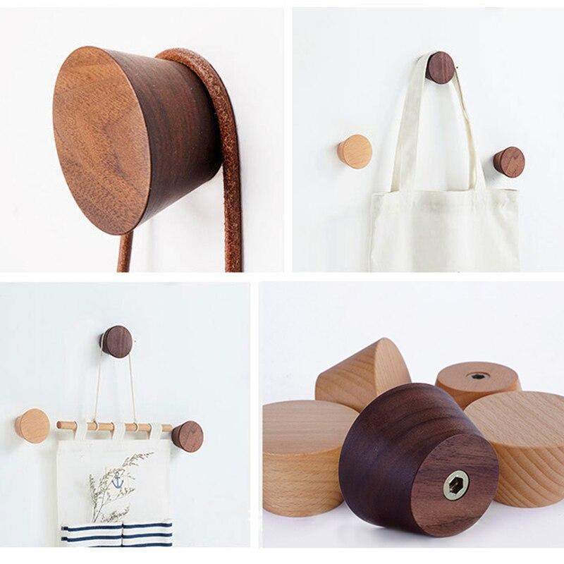 Round Wood Coat Hook