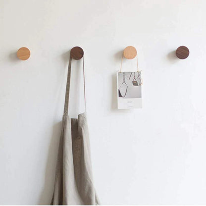 Round Wood Coat Hook