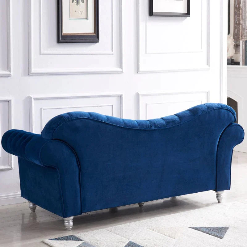 Royal Blue 3-Piece Sofa Set