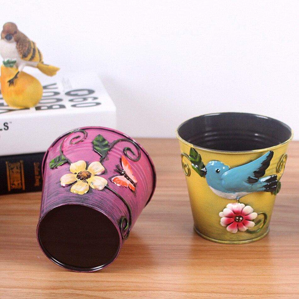 Rustic Flower Barrels Pots